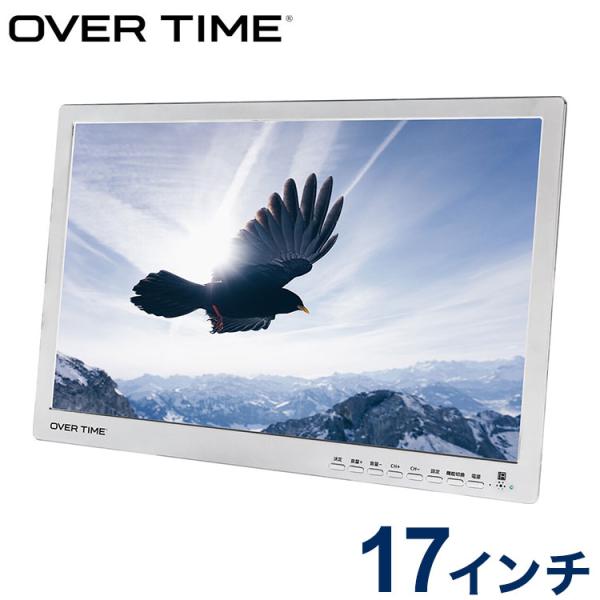 17インチ録画機能付きポータブルフルセグDVD オーパータイムOT-TVD17K 10374-299-