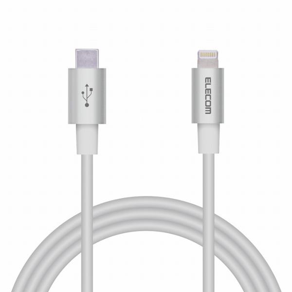 GR USB C-LightningP[u/ϋv/1.0m/Vo[ MPA-CLPS10SV s [