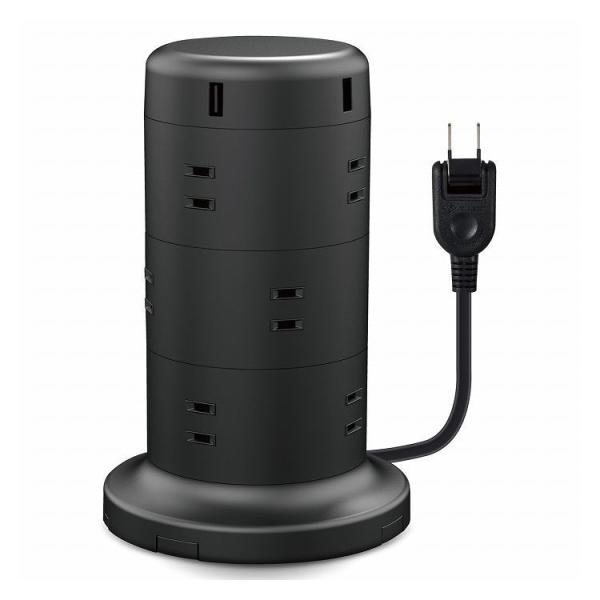 GR d^bv 12 2P T[W gbLOh~ قh~ USB|[gt ^[^ 2m ubN ECT-0720BK s