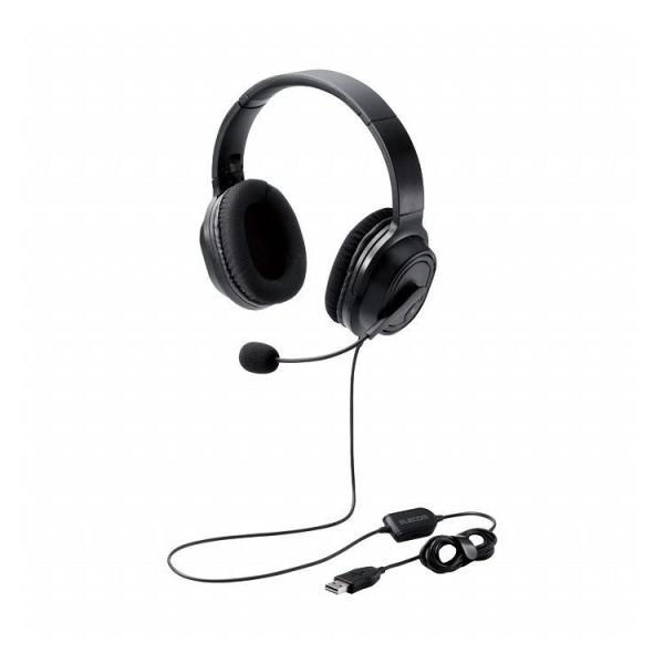 �G���R�� �w�b�h�Z�b�g ���� �L�� �I�[�o�[�w�b�h USB �ڑ� �e�����[�N WEB��c �I�����C������ �u���b�N HS-HP30UBK ����s��