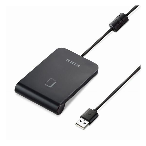 IC�J�[�h���[�_�[ ��ڐG �}�C�i���o�[�J�[�h �m��\�� Felica�AMifare�J�[�h �Ή� ���t�� �P�[�u��1m �u���b�N USB ���I�l�F�� MR-ICA001BK ����s��