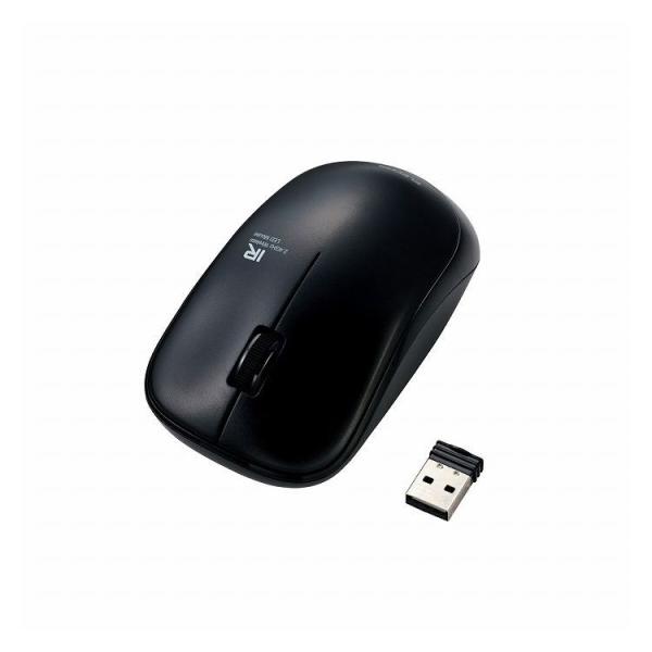 �G���R�� ���C�����X�}�E�X 3�{�^�� �ȓd�� �d�r������ �ԊO��LED 2.4GHz ���� �u���b�N�� M-FIR08DRBK M-FIR08DRBK ����s��