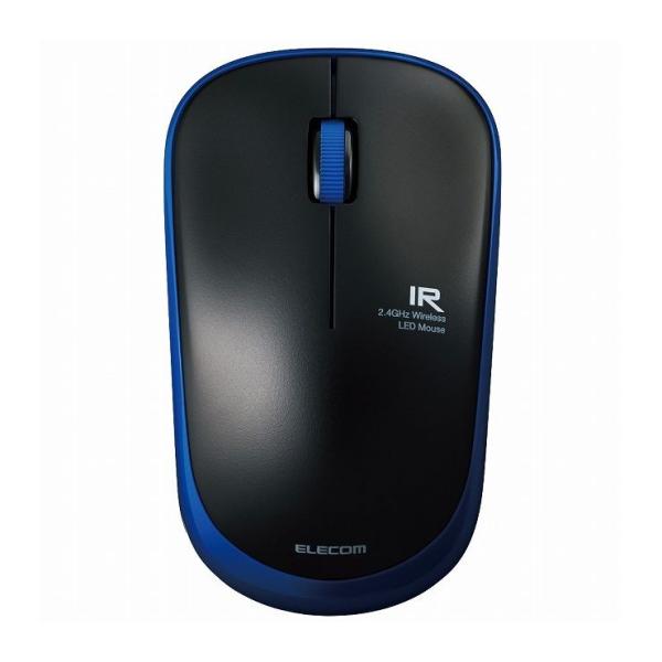 �G���R�� ���C�����X�}�E�X 3�{�^�� �É� �ȓd�� �d�r������ �ԊO��LED 2.4GHz ���� �u���b�N �� M-IR07DRSBK ����s��