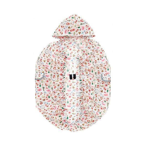 [Release date: August 31, 2022]【商品詳細】赤ちゃんを雨や風から守る！ベビーレインケープ。クリップで簡単装着可能！ゴム付きで風に強い！ベビーカーにも抱っこ紐にも使える便利な２ＷＡＹタイプ。抱っこ紐に付けると、頭...