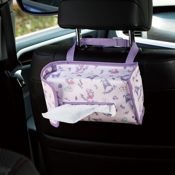 スケーター 車用 ティッシュボックスカバー マイメロ・クロミ カワイイ