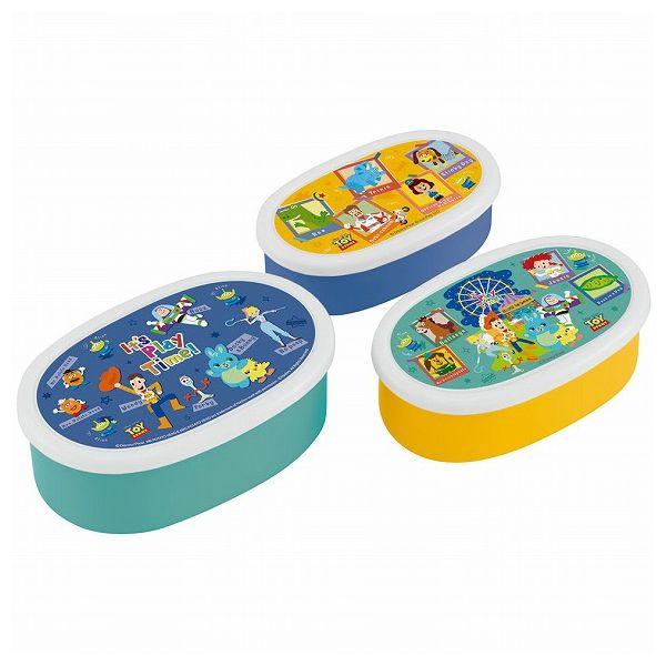 スケーター 銀イオン抗菌 保存容器 入れ子式 3個セット トイストーリー