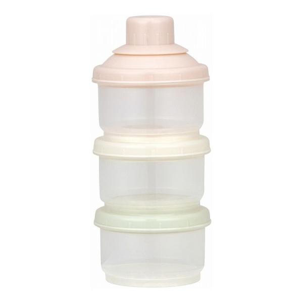 他サイト： くすみカラー ミルクケース 3段式 ジョイントタイプ 目盛り付き パッキン付き ミルク作り 持ち運び お出かけ CJN1M かわいい スケーター skaterの商品画像