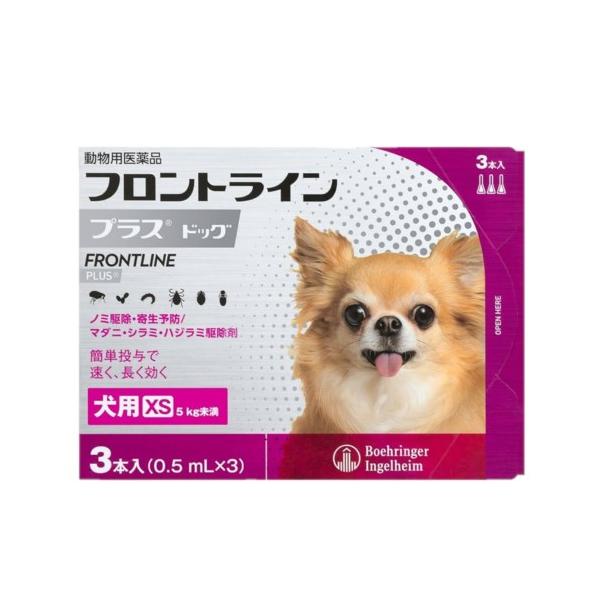 [Release date: October 28, 2024]●原材料1mL中　フィプロニル　100.0mg　(S）-メトプレン　90.0mg●使用方法8週齢以上の犬の肩甲骨間背部の被毛を分け、皮膚上の1部位に直接次のピペット全量を滴下す...