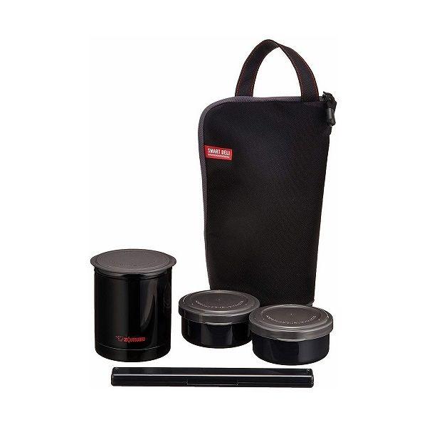 スマートデリ 保温弁当箱セット 黒　象印 象印 保温弁当箱 お・べ・ん・と ブラック SZ-JB02-BA ランチボックス