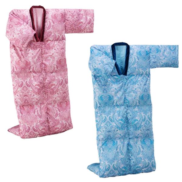 あったか羽毛スリーパー（かいまき）着る布団 軽量＆暖かい かいまき布団 羽毛 着る布団 軽い 暖かい 防ダニ 着る毛布 寝間着