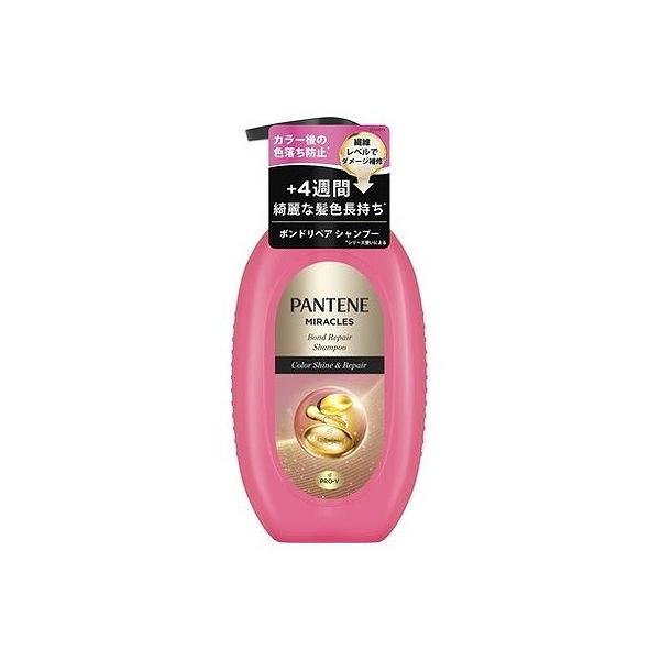 P&Gジャパン パンテーンミラクルズ ボンドリペアシリーズ シャンプー カラーシャイン&amp;リペア 440g (ポンプ) ×4個