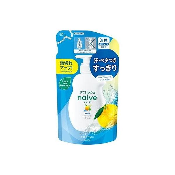 クラシエ ナイーブ リフレッシュ ボディソープ 海泥配合 詰替用 360ml ×6個