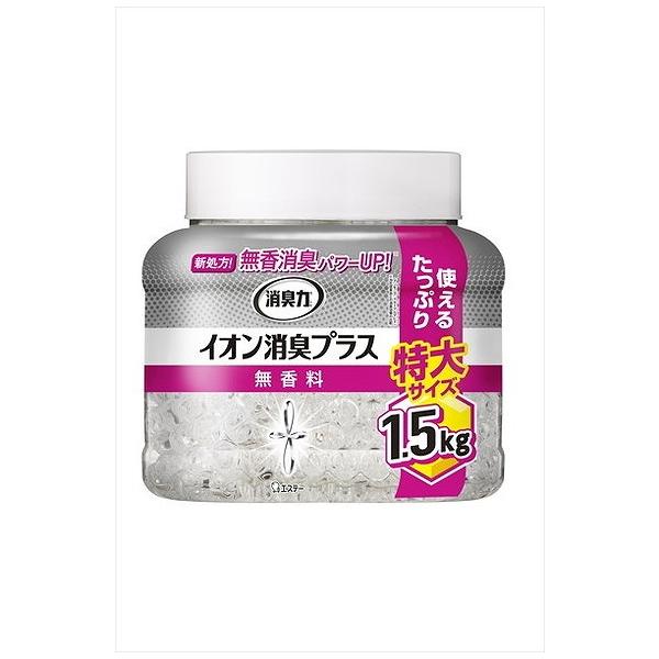単品2個セット 消臭力クリアビーズイオン消臭P特大本体 1.5KG エステー 代引不可