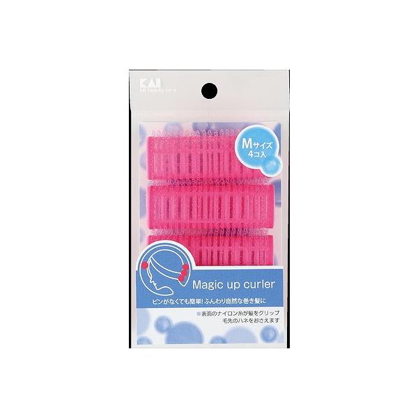 [Release date: February 19, 2024]【商品説明】ピンがなくても簡単。ふんわり自然な巻き髪に商品区分：全成分：メーカー名：貝印生産国：中華人民共和国内容量：4個