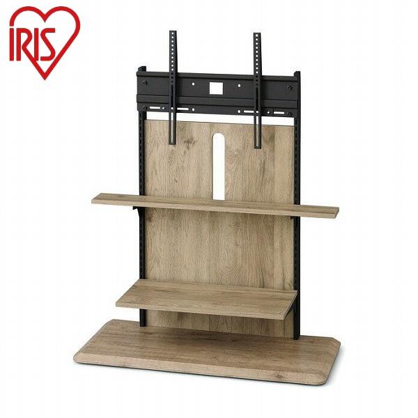 アイリスオーヤマ スタンドテレビ台 UTS-900R-LN テレビ台 壁掛け風