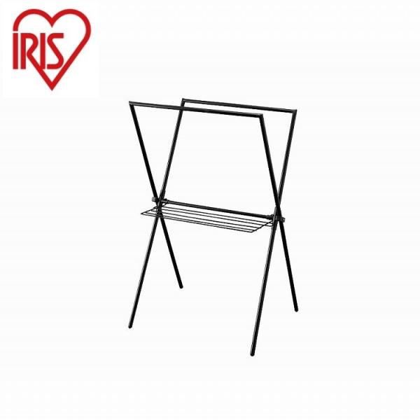 他サイト： アイリスオーヤマ 簡単組立スタイル物干し STMX-770 ブラック IRIS OHYAMA 代引不可の商品画像
