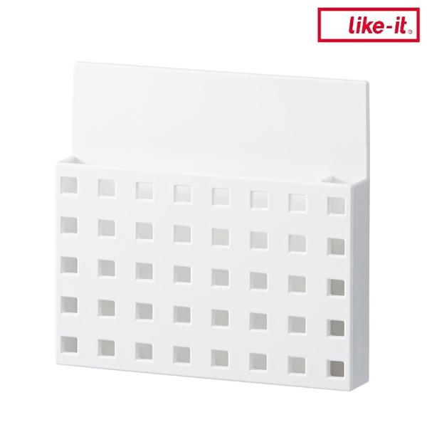 他サイト： ライクイット like-it オフィス マグネット収納 強力マグネット デスク 棚 メモ &amp; レター ポケット ニューホワイト Mag-On+ 8049 代引不可の商品画像