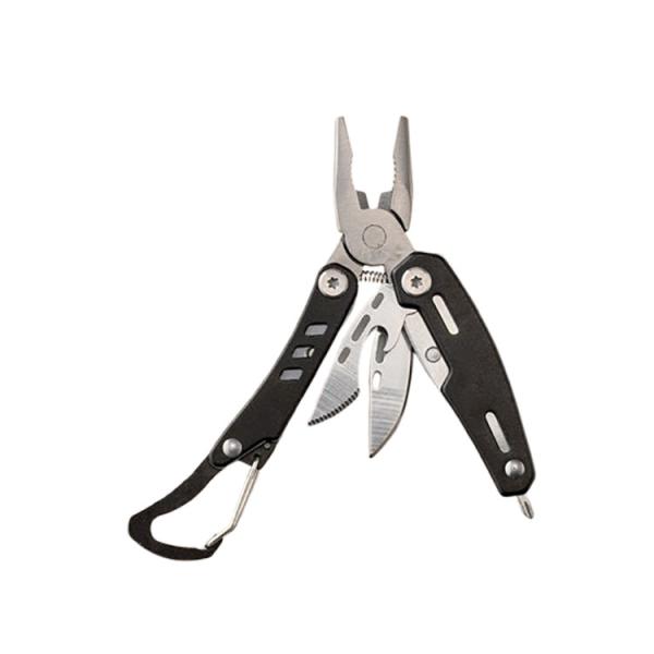 [Release date: November 4, 2025]ホビーやフィッシング、アウトドアに便利なツール。7機能（ペンチ・ワイヤーカッター・プラスドライバー・栓抜き・ナイフ・カラビナ・波刃ナイフ）搭載。折り畳んでコンパクトに収納。ステ...