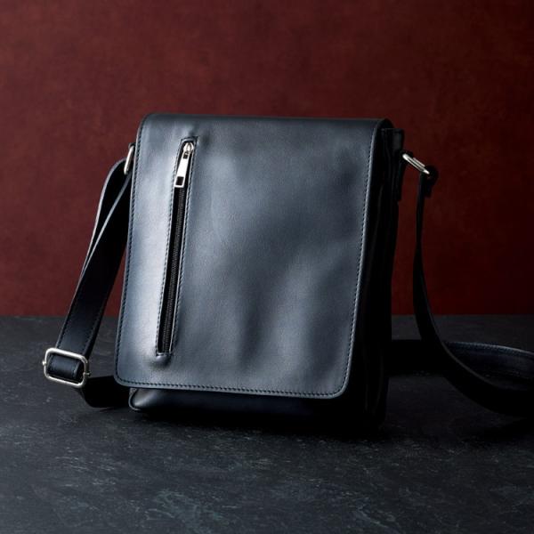 アントネッロ マージ イタリア製ラムレザーショルダーバッグブラック B-AMM225015BK(代引不可)【送料無料】 イタリア製ラムレザーショルダーバッグ ブラック アントネッロ マージ