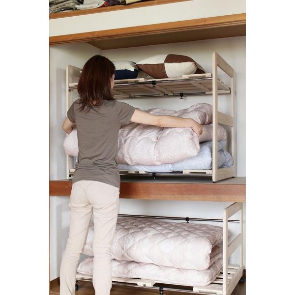 桐スノコ押入れフトン棚 2段 布団 収納 すのこ 押入収納 ふとん 便利 防腐 片づけ 棚 代引不可 Buyee Buyee Japanese Proxy Service Buy From Japan Bot Online