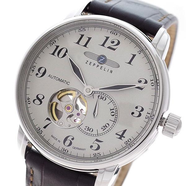 ツェッペリン Zeppelin 腕時計 メンズ 7666 5 Graf 自動巻き アイボリー ブラウン 送料無料 リコメン堂 通販 Paypayモール