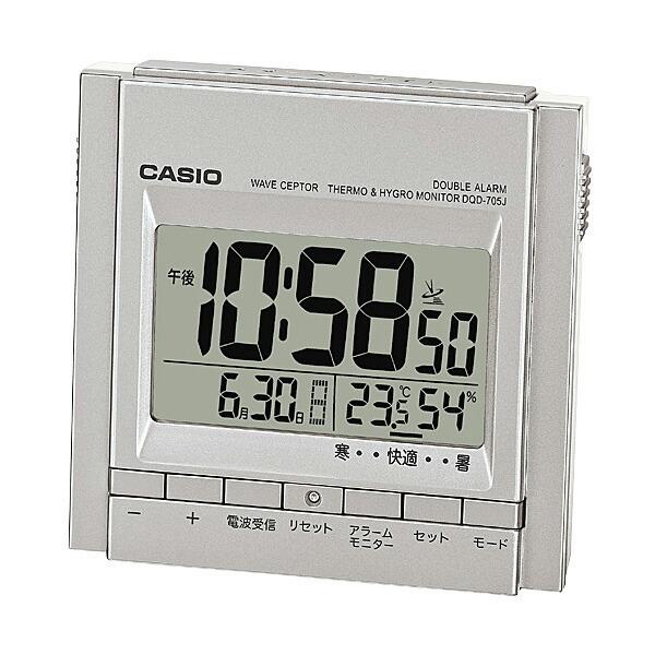 カシオ CASIO 置時計 メンズ レディース DQD-705J-8JF グレー国内正規
