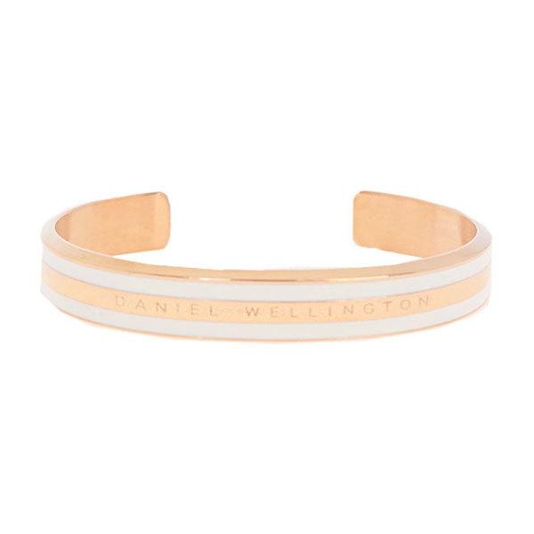 �_�j�G���E�F�����g�� DANIEL WELLINGTON �o���O�� �u���X���b�g ���f�B�[�X DW00400069 CLASSIC SLIM BRACELET SATIN WHITE S ���[�Y�S�[���h �z���C�g