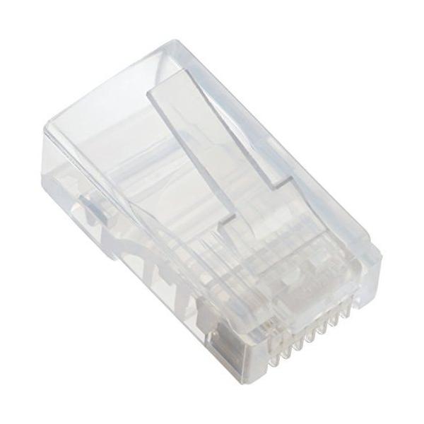 �G���R�� RJ45�R�l�N�^/Cat5e�Ή�/�P���d�l/�ߐ܂�h�~�R�l�N�^/10���� LD-RJ45T10/T
