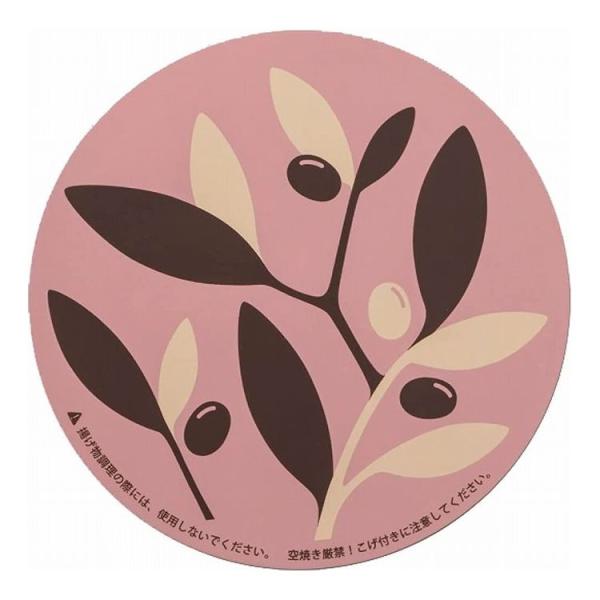 他サイト： 高木金属工業 IHクッキングヒーター・マット 220mm オリーブピンク IH ヒーターマット 焦げ付き防止 傷つき防止 ズレない 代引不可の商品画像