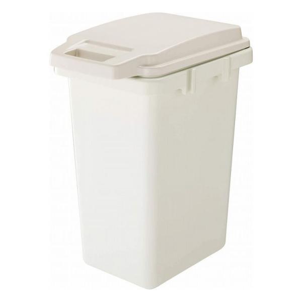 他サイト： フタ付きごみ箱47L リス ワンハンドパッキンペール ベージュ 47L RSD-71ゴミ箱 45L 臭いもれしない 代引不可の商品画像