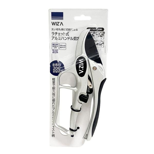 ウィザ WIZ'A アークランドサカモト ラチェット式 アルミハンドル 剪定