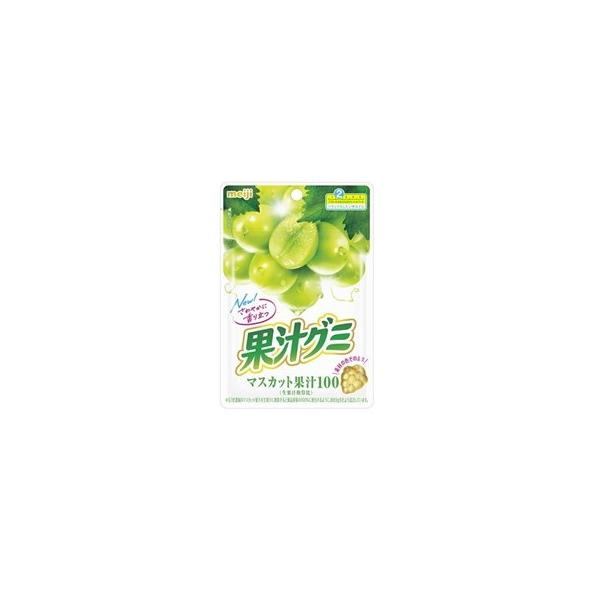 明治 果汁グミ マスカット 54g x10 10個セット 代引不可