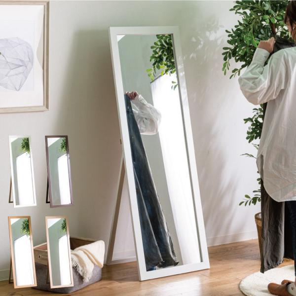 [Release date: December 6, 2021]■商品サイズ［本体サイズ］幅50×奥行4.5〜37×高さ150cm［ミラーサイズ］幅40×高さ140cm■素材[フレーム] ＭＤＦ(繊維版）[ミラー] ガラス[背板] ＭＤＦ(...