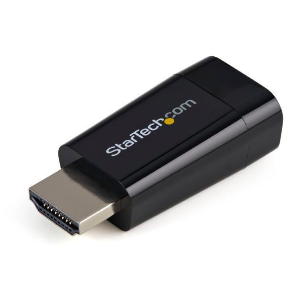 STARTECH.COM LTD HD2VGAMICRO RpNgHDMI-VGAϊA_v^ Ro[^ Chromebook Ultrabook m[gp\RɍœK HDMI IX-AiORGB s