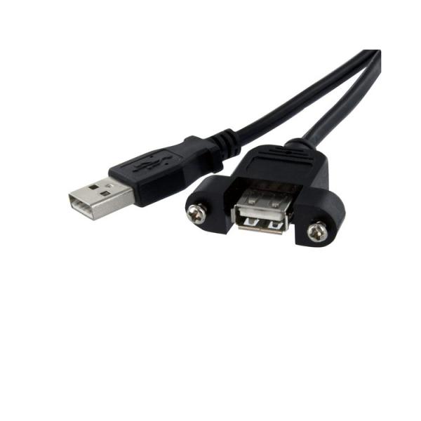STARTECH.COM LTD USBPNLAFAM1 30cm USB2.0pl}Eg^P[u pl}EgpUSB A|[g X - USB A|[g IX s