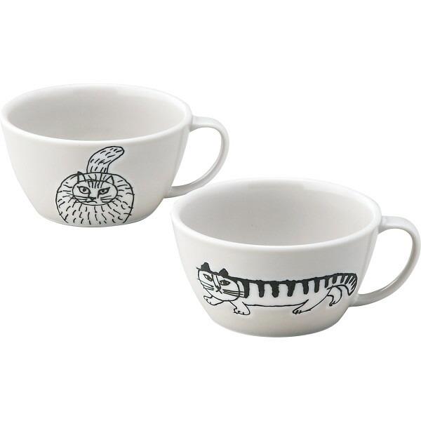 リサ・ラーソン スケッチ ペアスープマグ セット