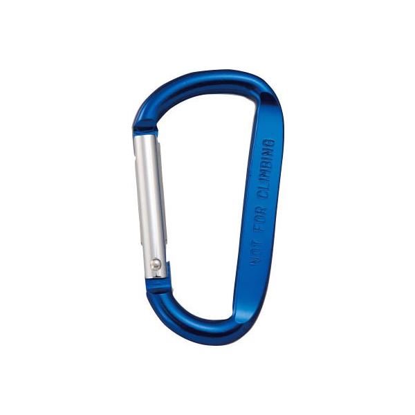 他サイト： ＴＲＵＳＣＯ カラビナ 線径8ｍｍＸ80ｍｍ Ｄ型 ブルー TKN880BL 工具箱・ツールバッグ・ツールホルダ・バッグの商品画像