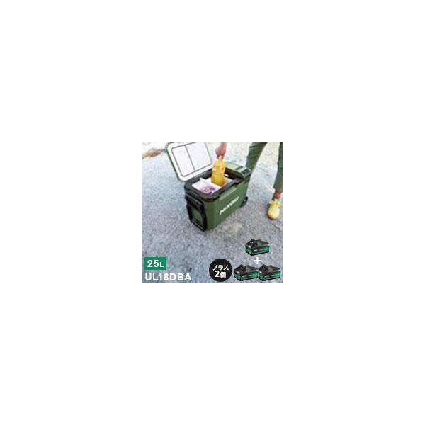 他サイト： バッテリー2個プレゼント 合計3個付き コードレス冷温庫 25L 25リットル HiKOKI ハイコーキ 工機ホールディングス 冷温庫 キャンプ UL18DBA WMGZの商品画像
