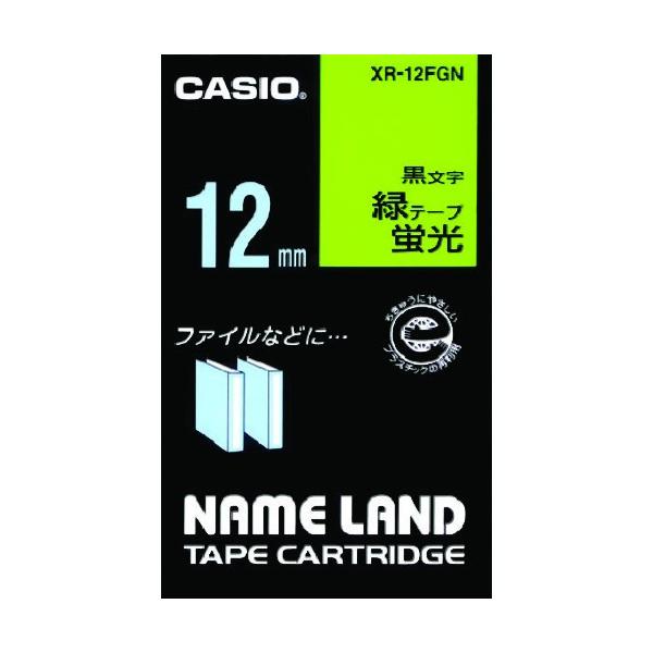 �J�V�I �l�[�������h�p�u���ΐF�e�[�v�ɍ�����12mm XR12FGN