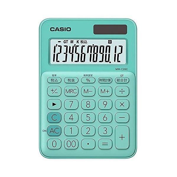 JVI d 12 ~gO[ CASIO Jtd ~jWXg^Cv MW-C20C-GN