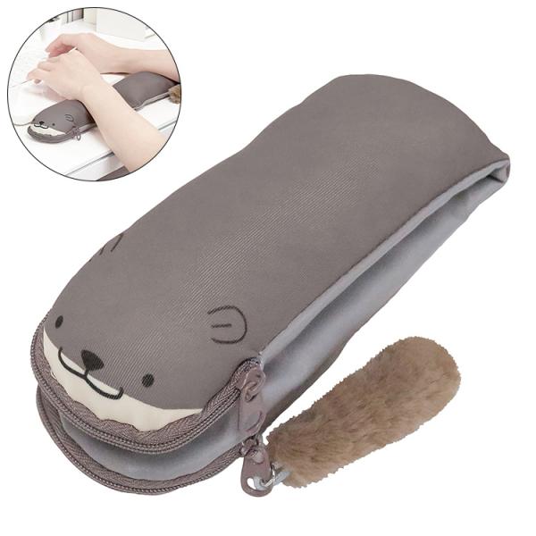 グレーのナイロンペンケース、バラ売りもしています Amazon.co.jp