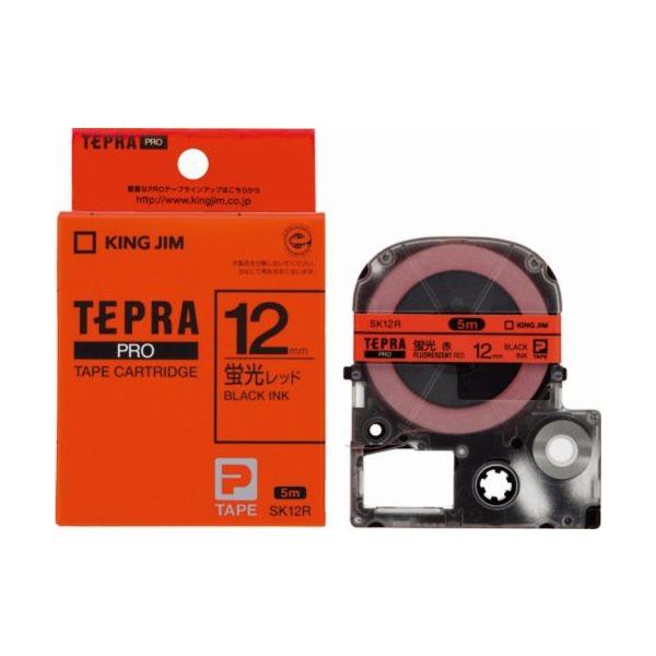 KING JIM �u�e�v���vPRO�J�[�g���b�W �u���F ���b�h���x�� 12mm SK12R
