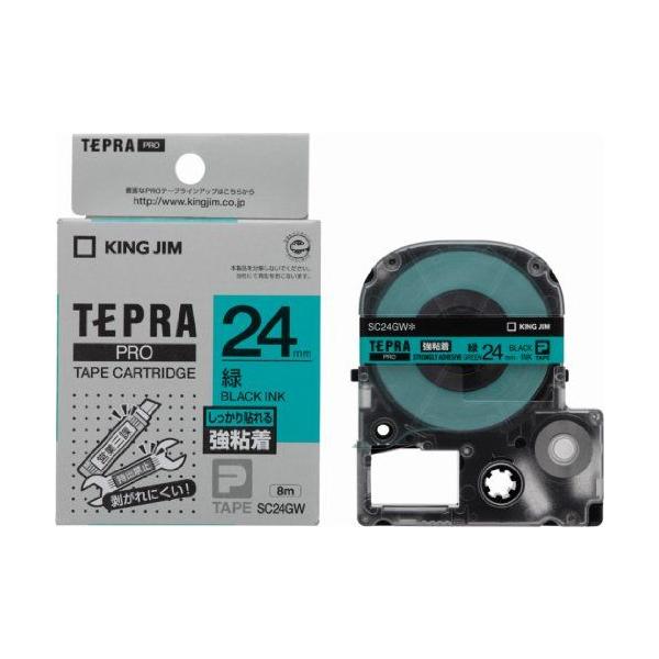 KING JIM �u�e�v���vPRO�e�[�v�J�[�g���b�W ���S�����x����/������ 24mm SC24GW