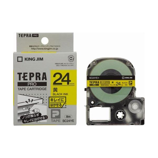 KING JIM �u�e�v���vPRO�J�[�g���b�W�u�L���C�ɂ͂����郉�x���v 24mm �� SC24YE