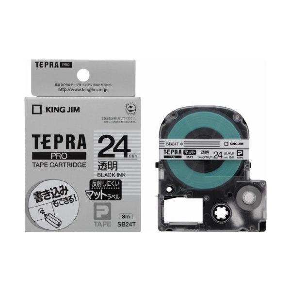 KING JIM �u�e�v���vPRO�e�[�v�J�[�g���b�W �}�b�g���x������/������ 24mm SB24T