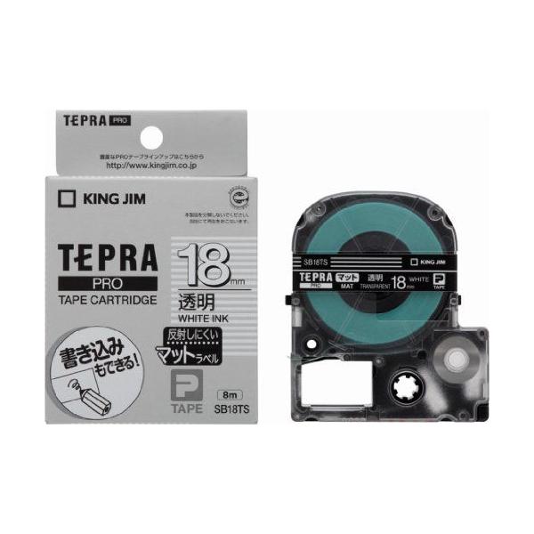 KING JIM �u�e�v���vPRO�e�[�v�J�[�g���b�W �}�b�g���x������/������ 18mm SB18TS