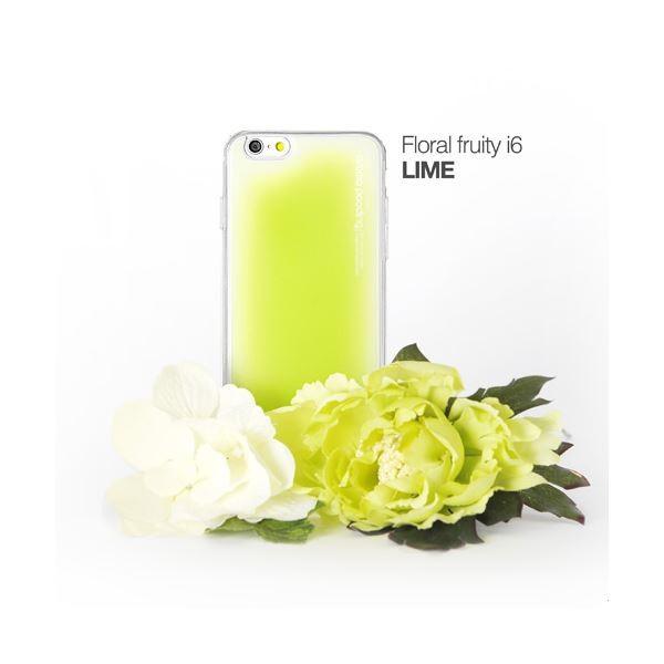 ZuV[YEpX^ iPhone6ptیP[X Aroma(A}) case Floral fruity Lime@ACFL s