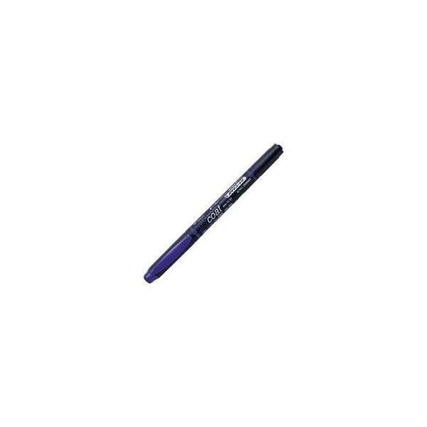 (業務用30セット) トンボ鉛筆 蛍光マーカー/蛍コート 〔太字・細字/紫〕 ツインタイプ WA-TC97