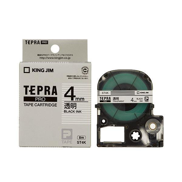 �i�܂Ƃ߁j �L���O�W�� �e�v�� PRO �e�[�v�J�[�g���b�W 4mm �����^������ ST4K 1�� �k×5�Z�b�g�l ����s��