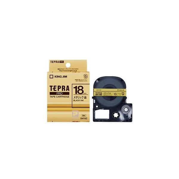 �i�܂Ƃ߁j �L���O�W�� �e�v�� PRO �e�[�v�J�[�g���b�W �J���[���x���i���^���b�N�j 18mm ���^������ SM18Z 1�� �k×4�Z�b�g�l ����s��